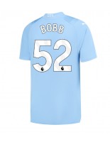 Manchester City Oscar Bobb #52 Domácí Dres 2023-24 Krátký Rukáv